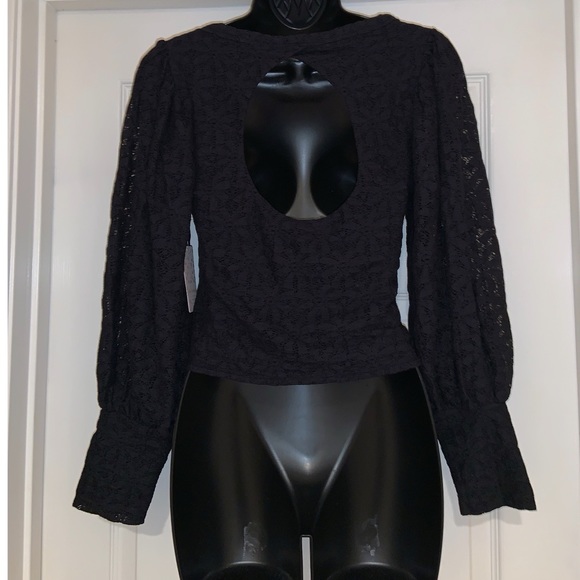 Free people tea time top in black—NWT - Picture 10 of 17